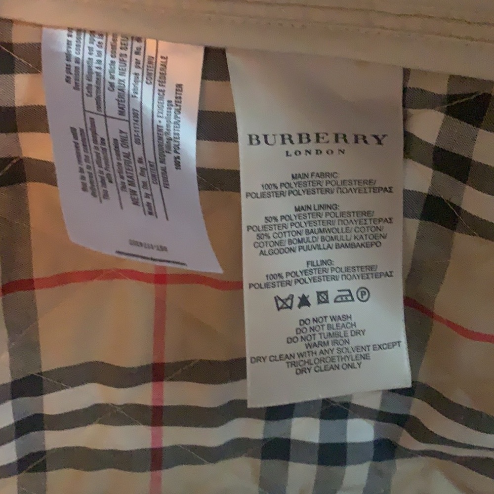 Burberry Quilted Jacket (Khaki) - Picture 7 of 14